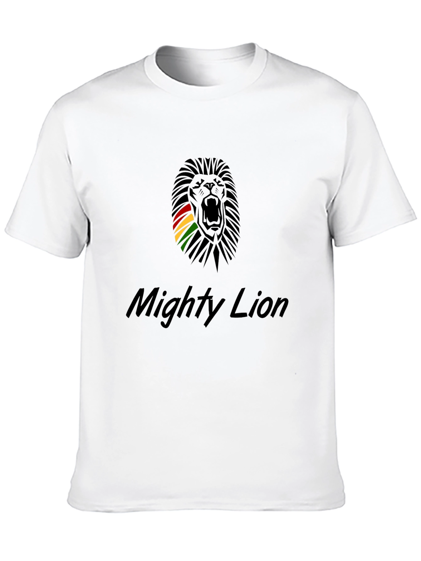 Mighty Lion Graphic T-Shirt - Black