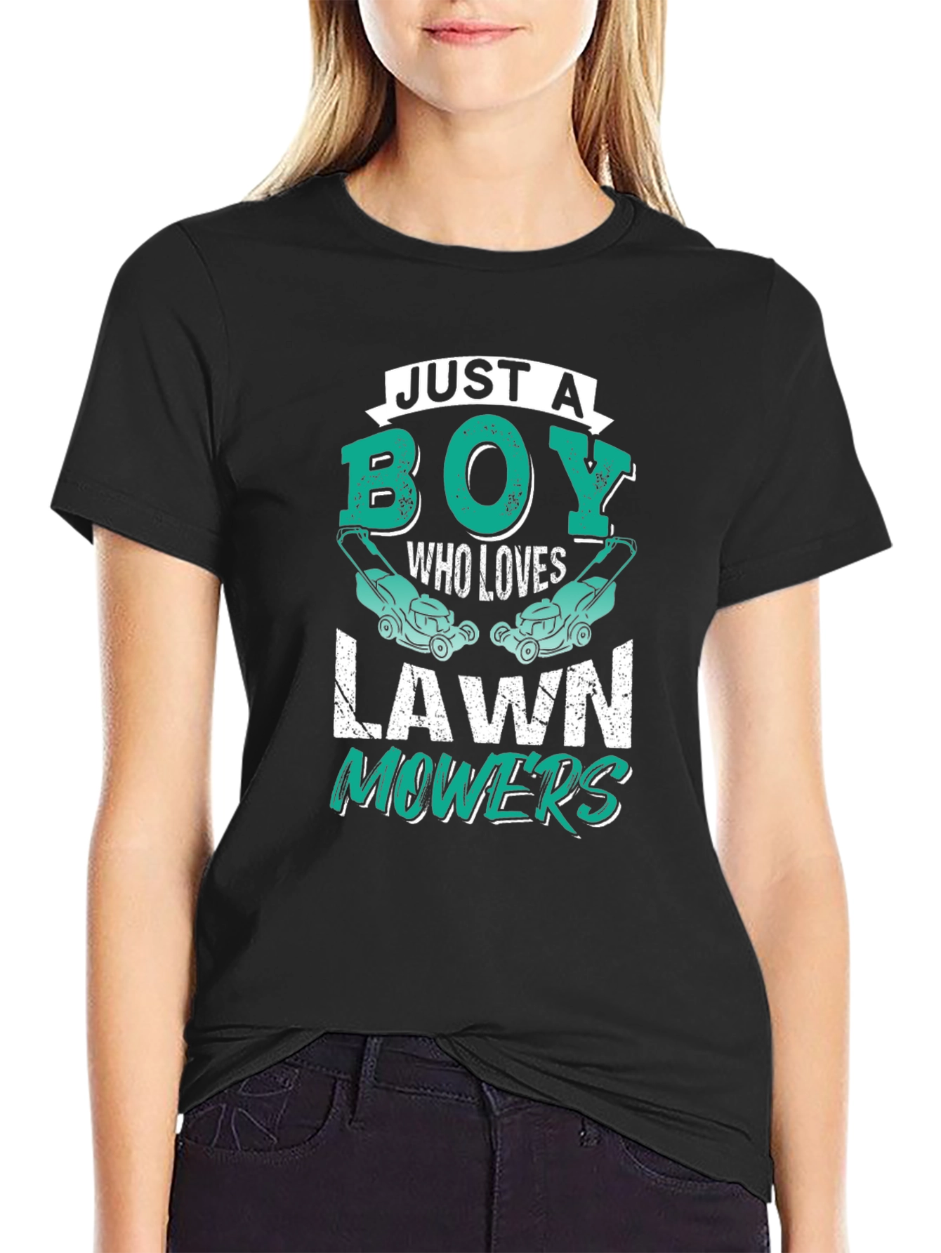 Just A Boy Who Loves Lawn Mowers T-Shirt