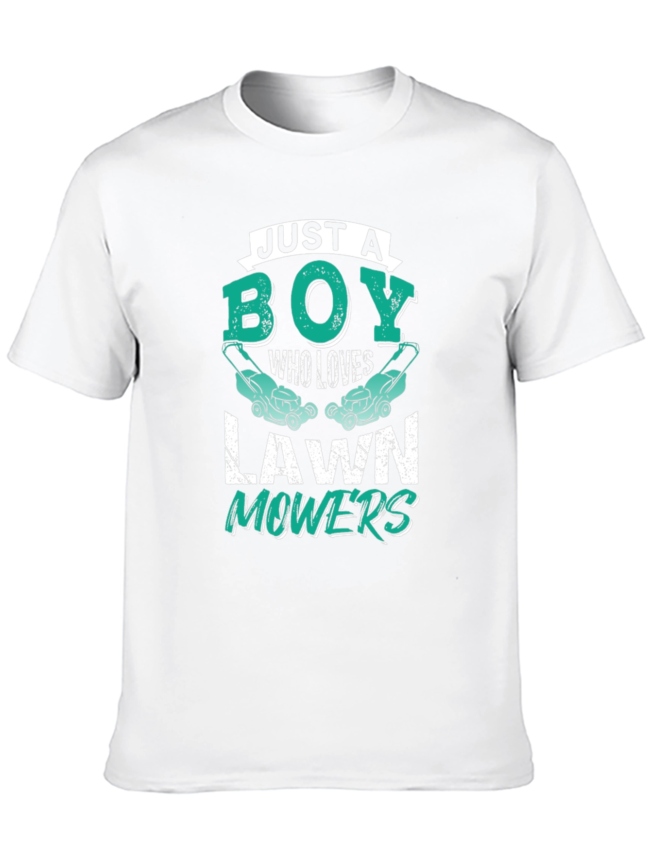 Just A Boy Who Loves Lawn Mowers T-Shirt