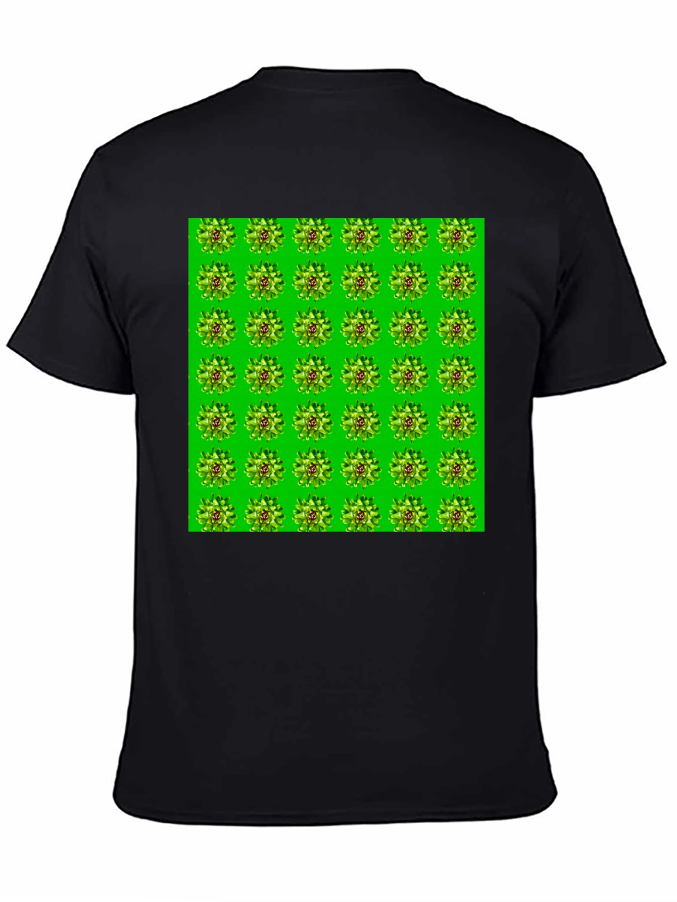 Funky Succulent Pattern T-Shirt