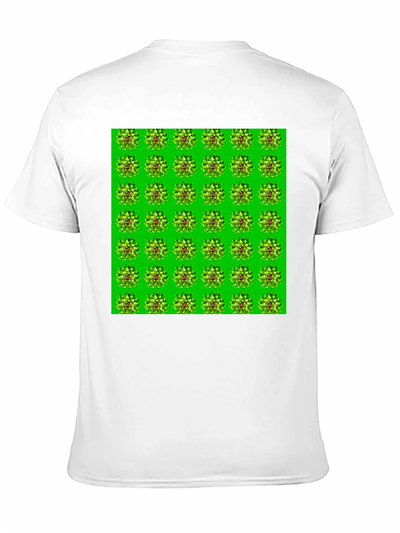 Funky Succulent Pattern T-Shirt