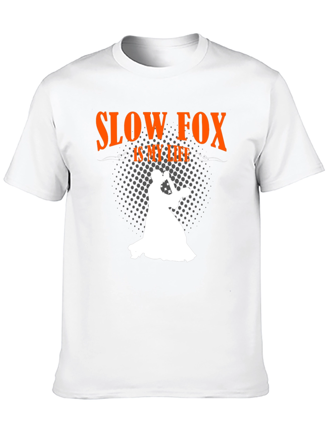 Slow Fox is My Life Black T-Shirt