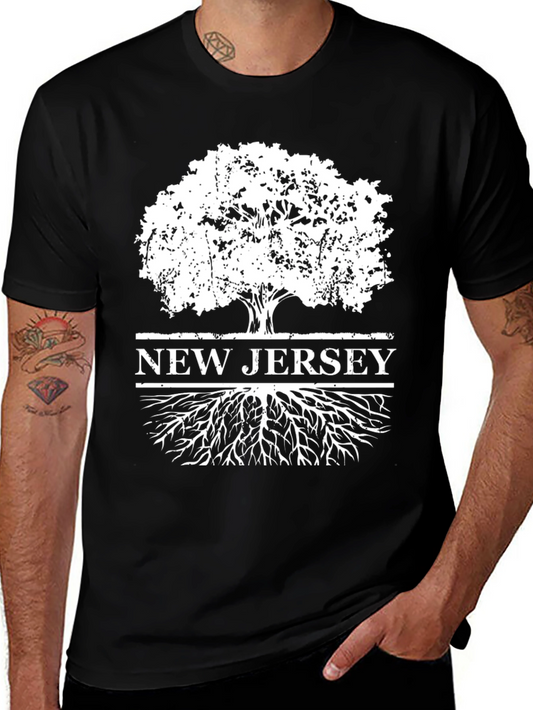 New Jersey Tree Roots Graphic T-Shirt