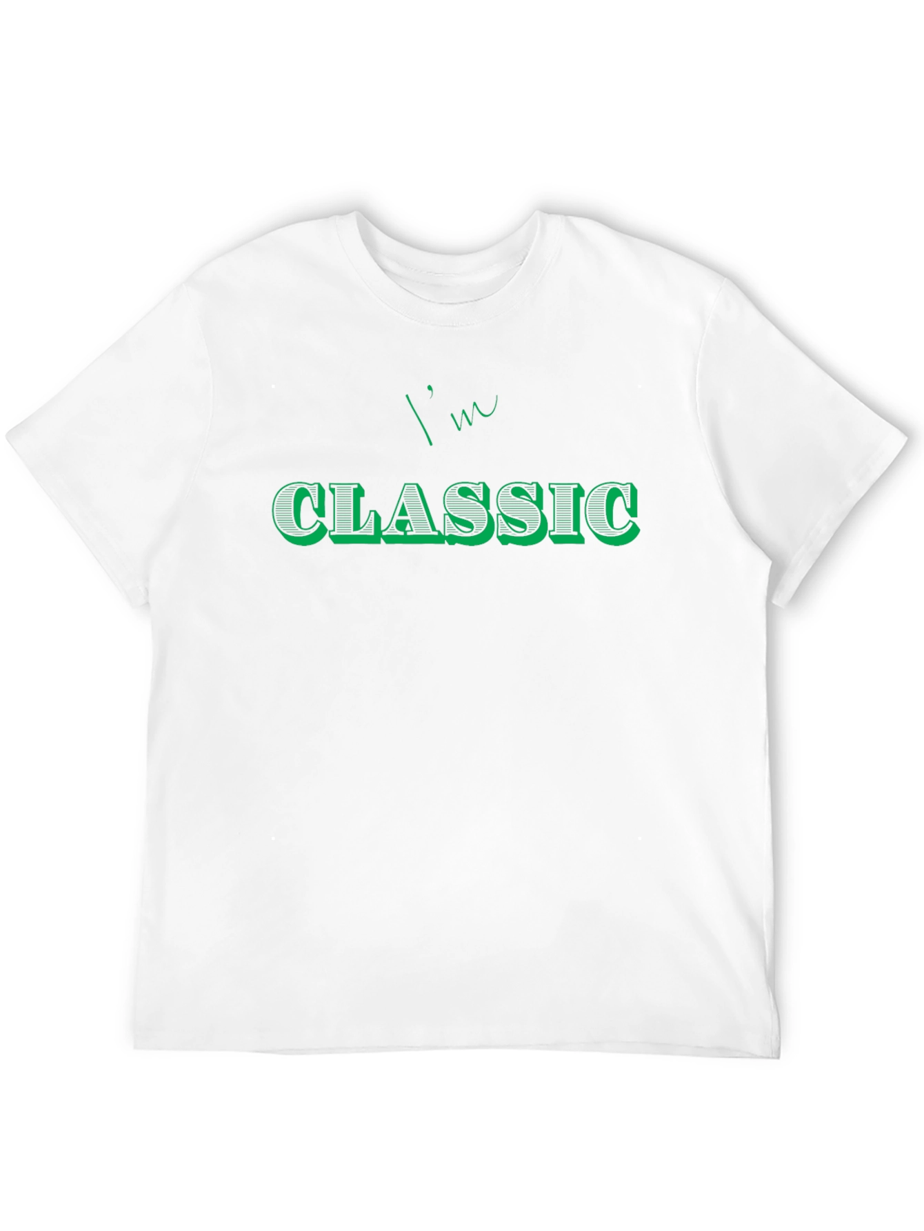 Classic Style Black Cotton T-Shirt