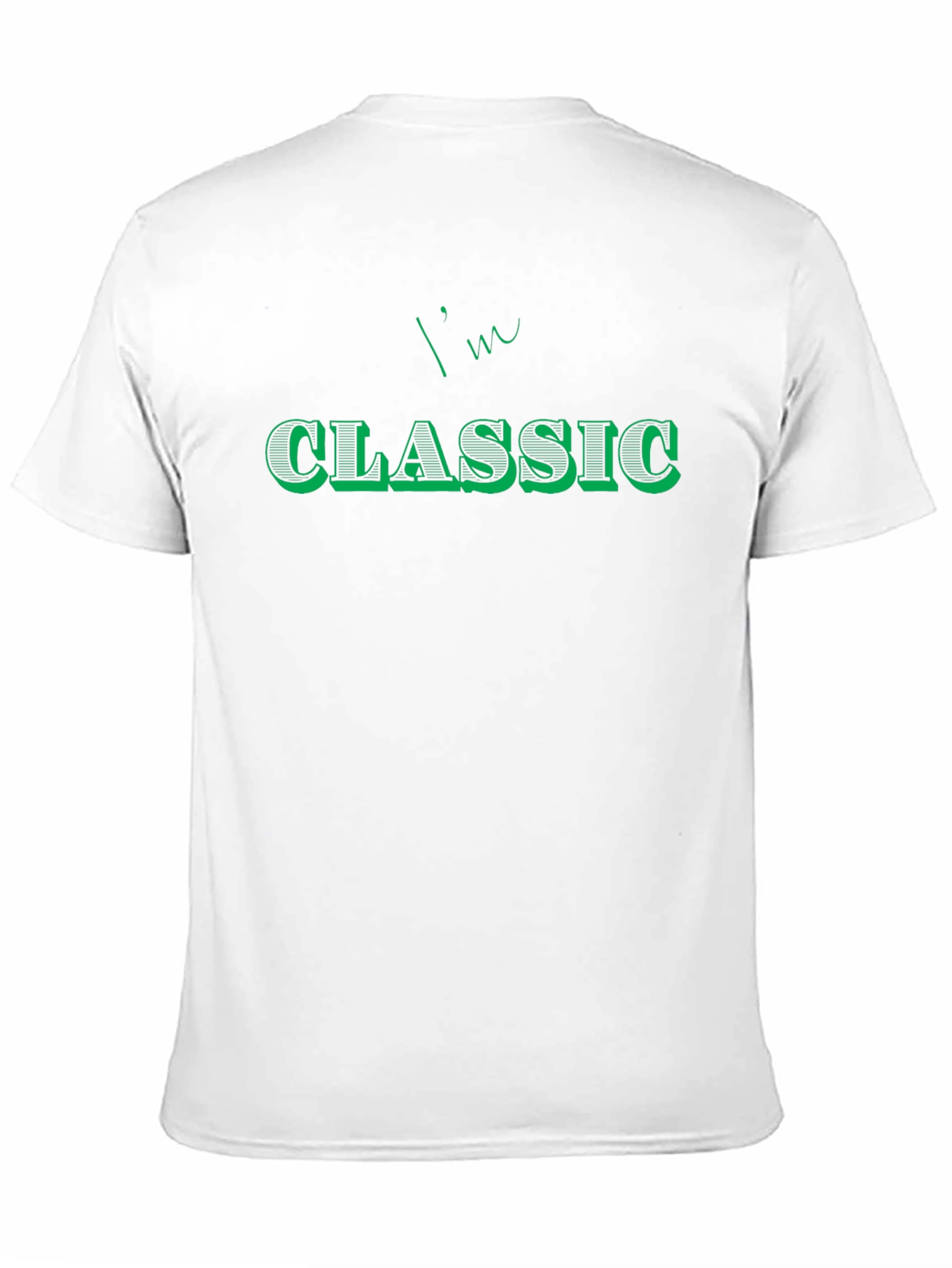 Classic Style Black Cotton T-Shirt