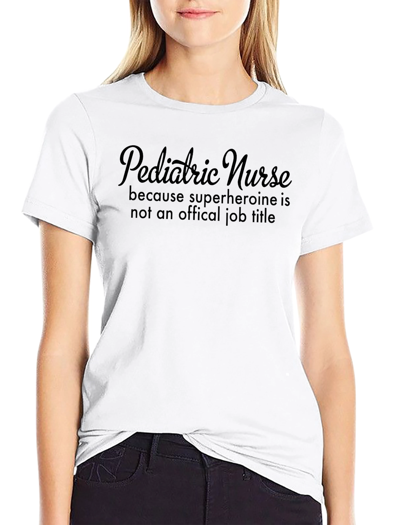 Pediatric Nurse Superhero T-Shirt - Job Pride!