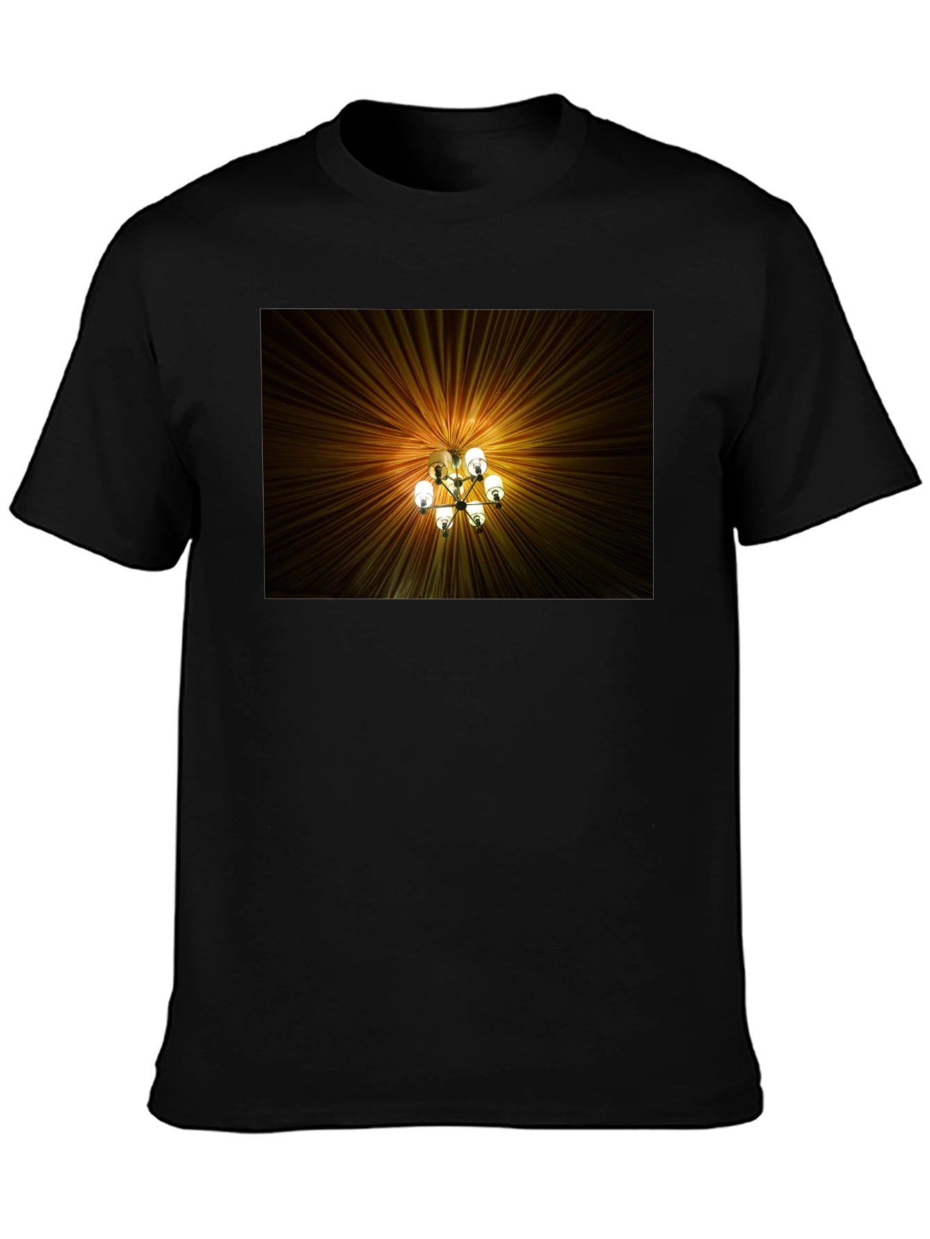 Chandelier Graphic Tee - Unique Design T-Shirt