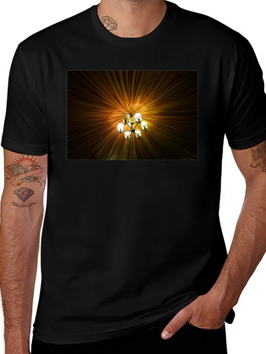 Chandelier Graphic Tee - Unique Design T-Shirt