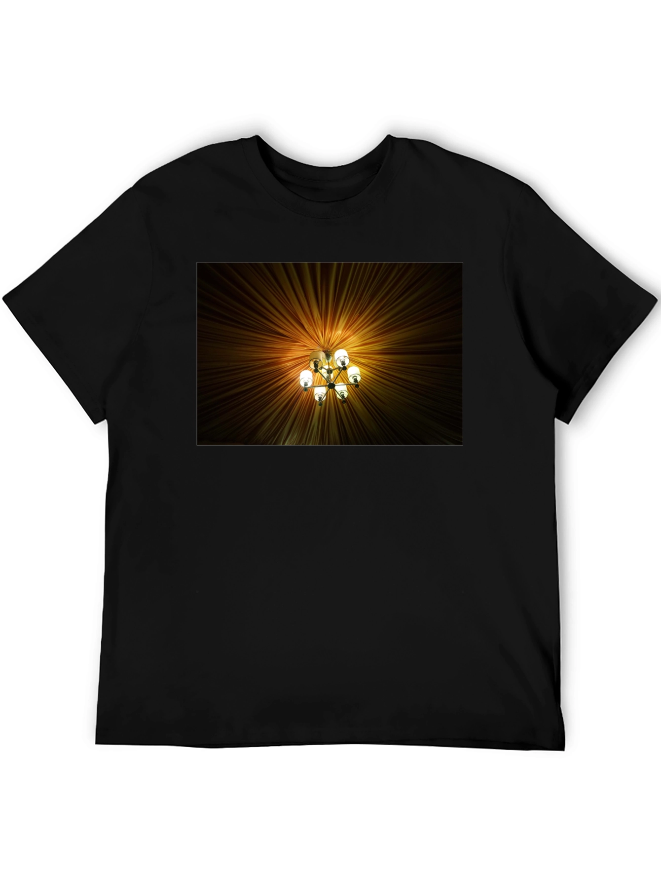 Chandelier Graphic Tee - Unique Design T-Shirt