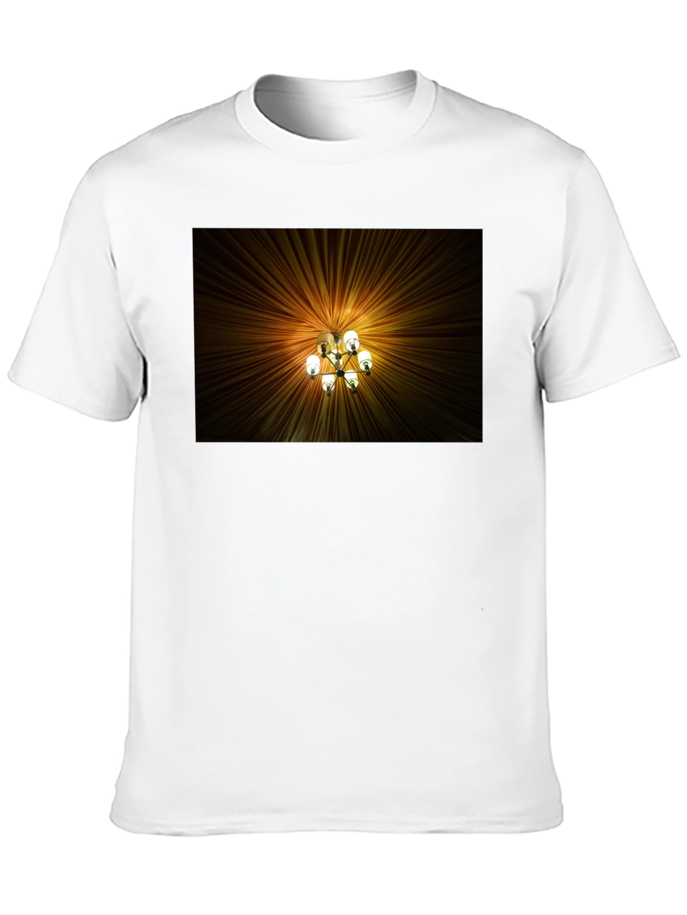 Chandelier Graphic Tee - Unique Design T-Shirt