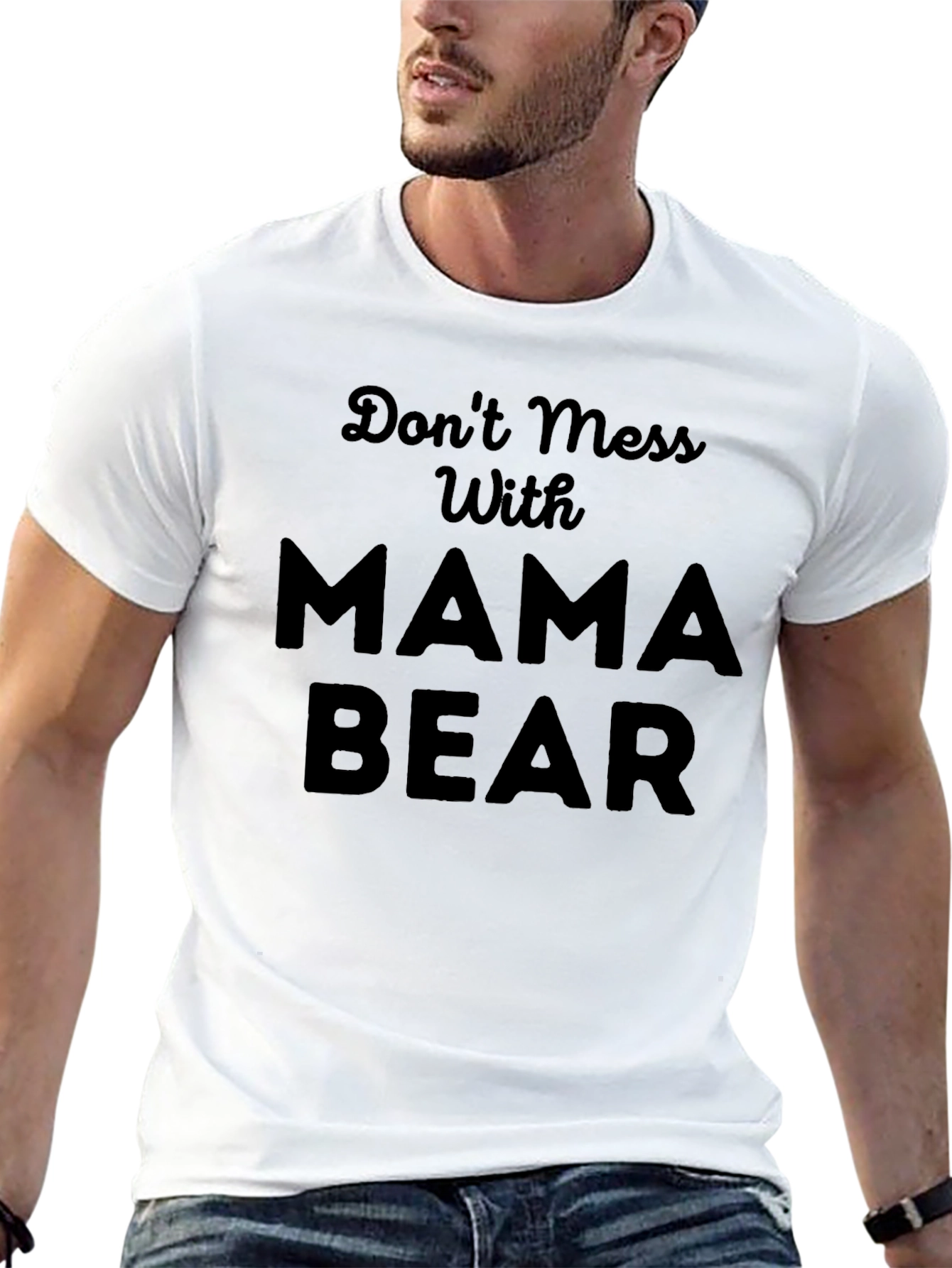 Dont Mess With Mama Bear T-Shirt - Black