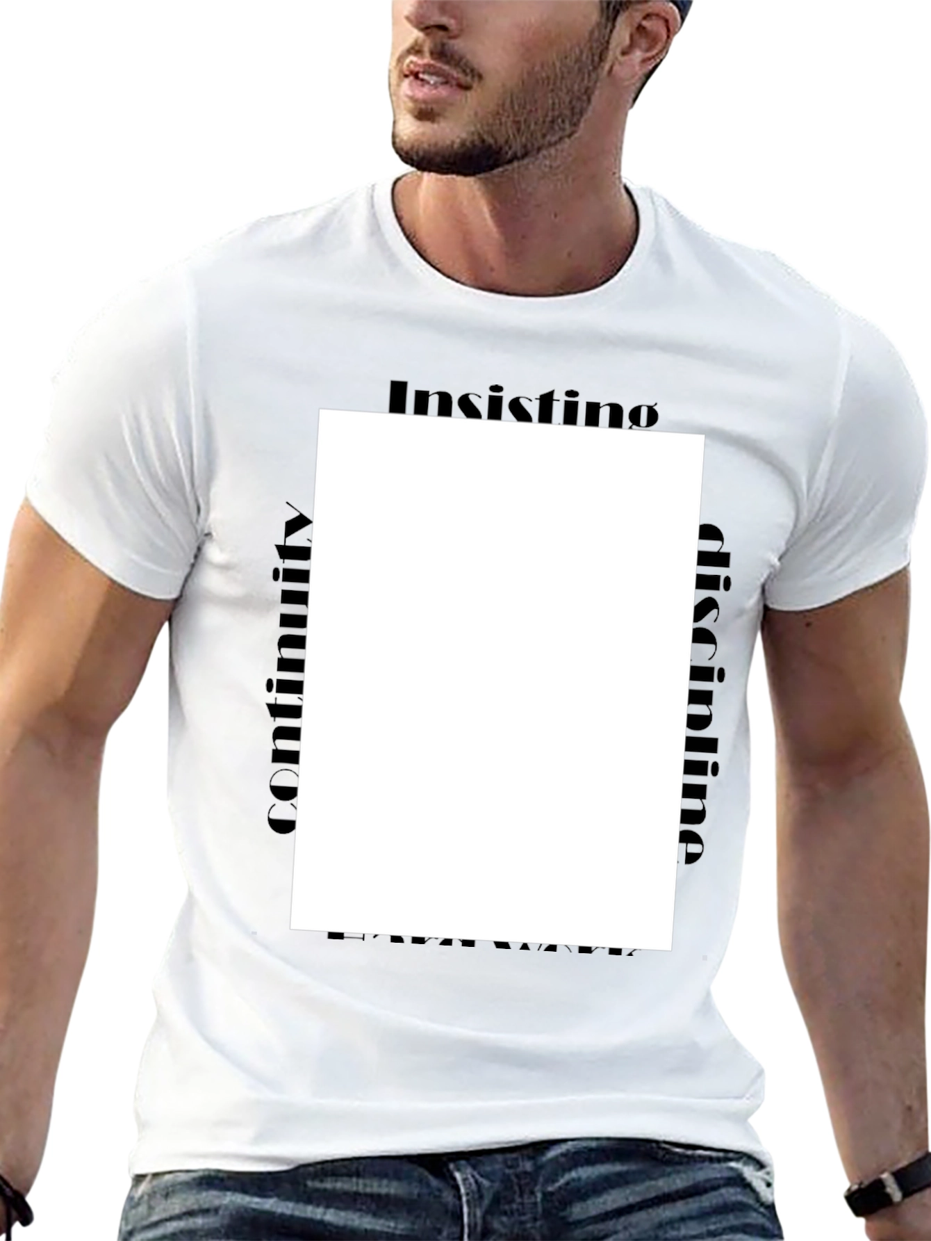 Insisting Discipline Black Tee