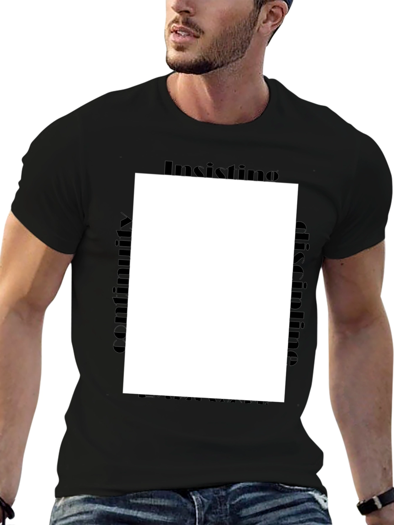 Insisting Discipline Black Tee