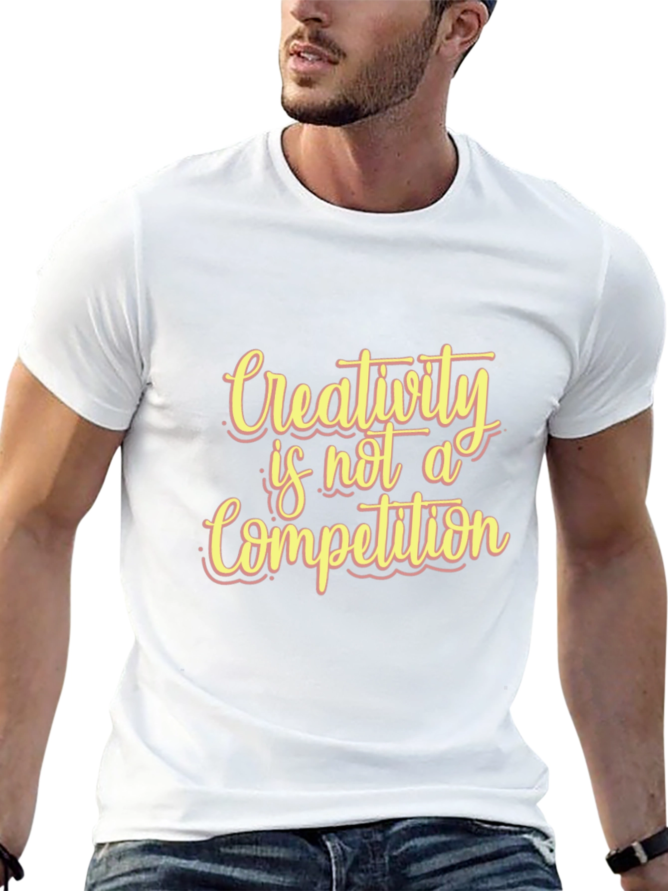 Creativity is Not a Competition Black T-Shirt