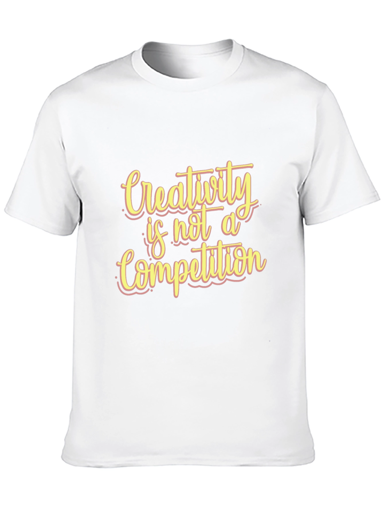 Creativity is Not a Competition Black T-Shirt