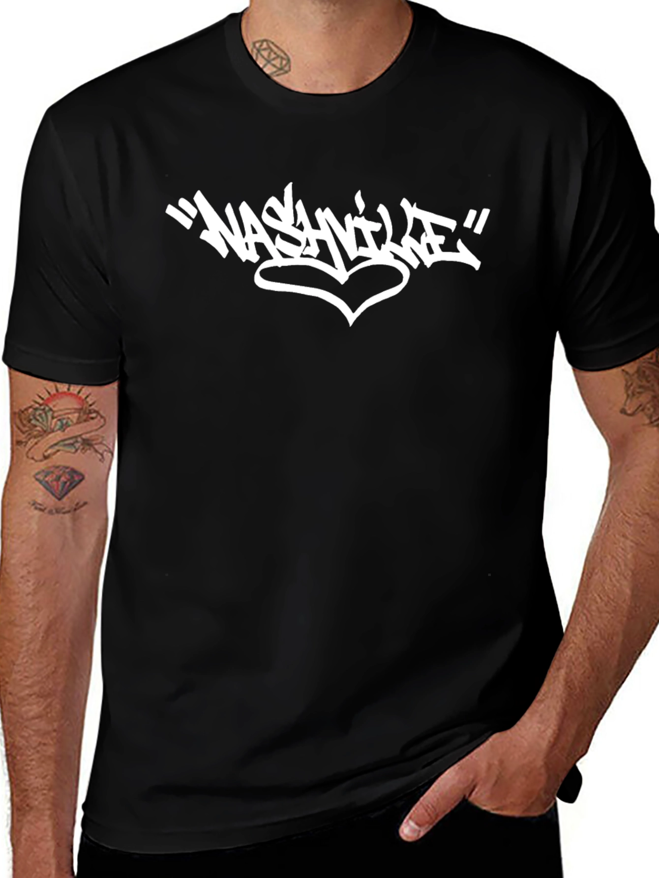 Nashville Heart Graffiti T-Shirt