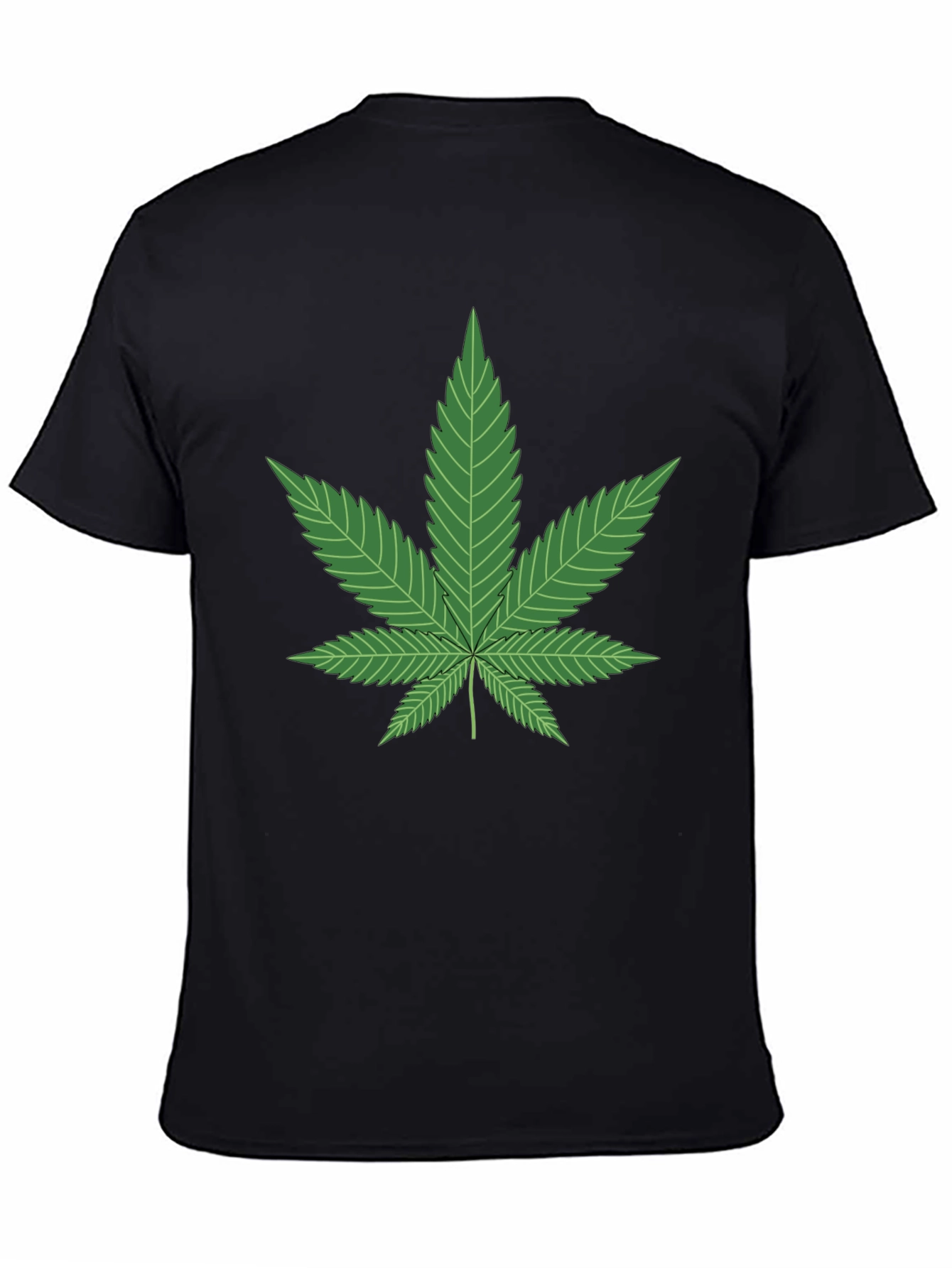 Cannabis Leaf Graphic T-Shirt