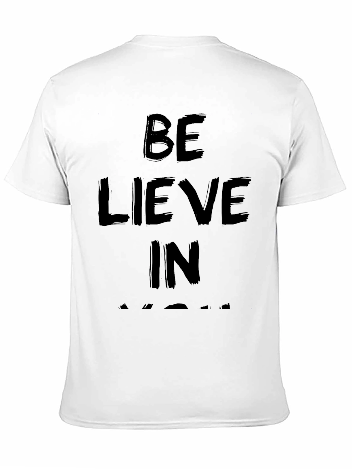 Believe in Yourself Black Graphic Tee
