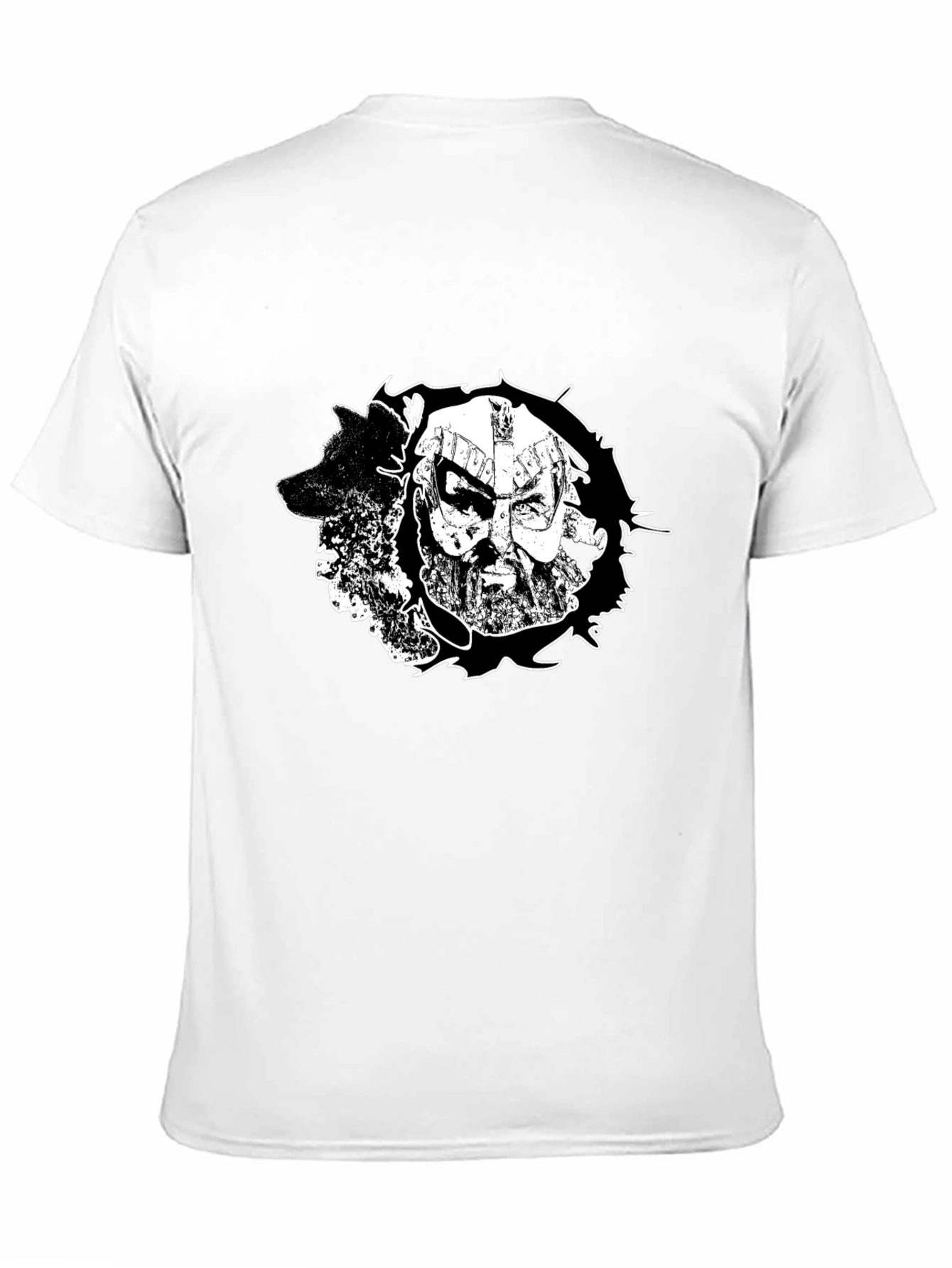 Viking Warrior Graphic Black T-Shirt
