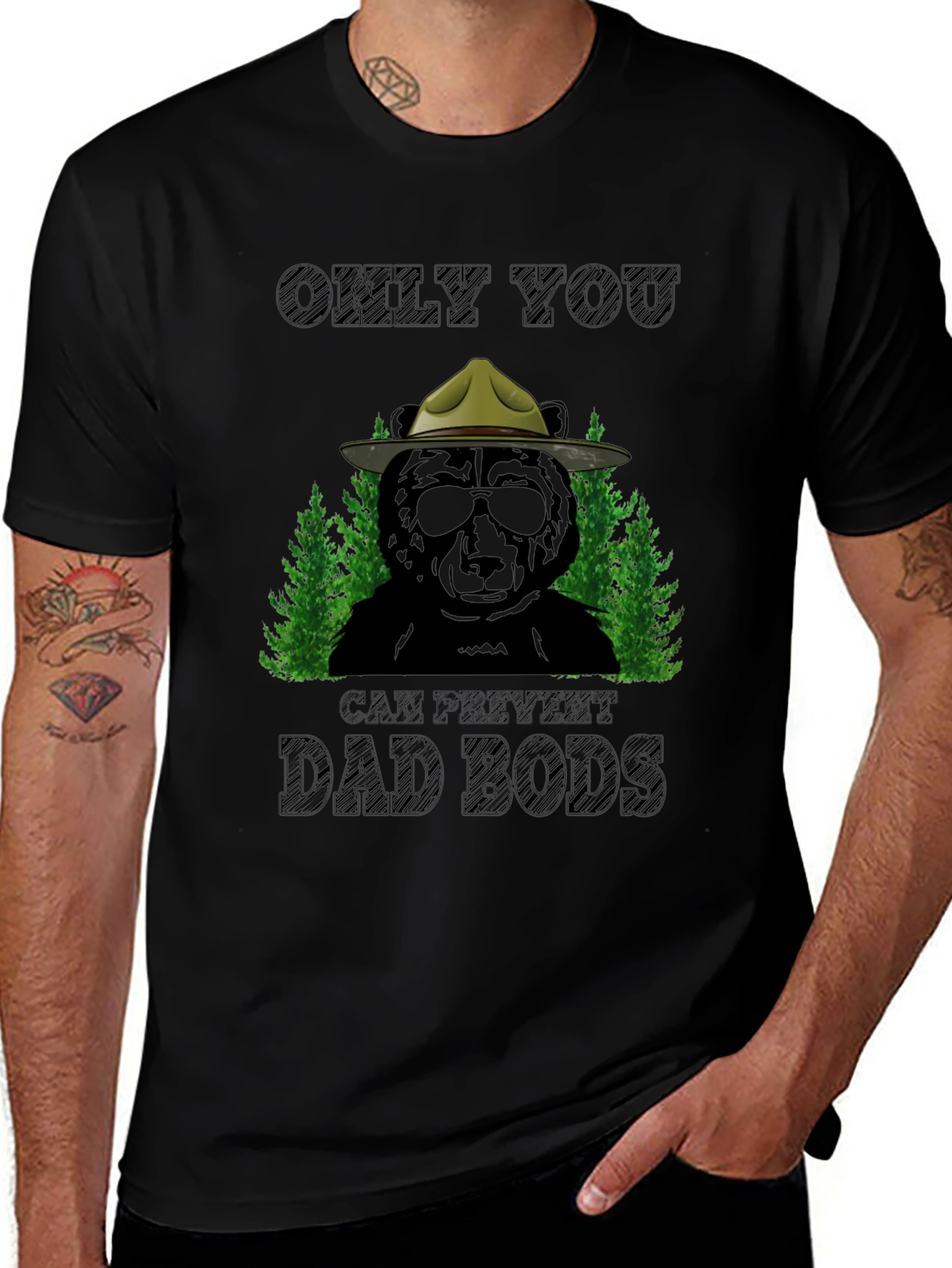 Funny Bear Dad Bods T-Shirt