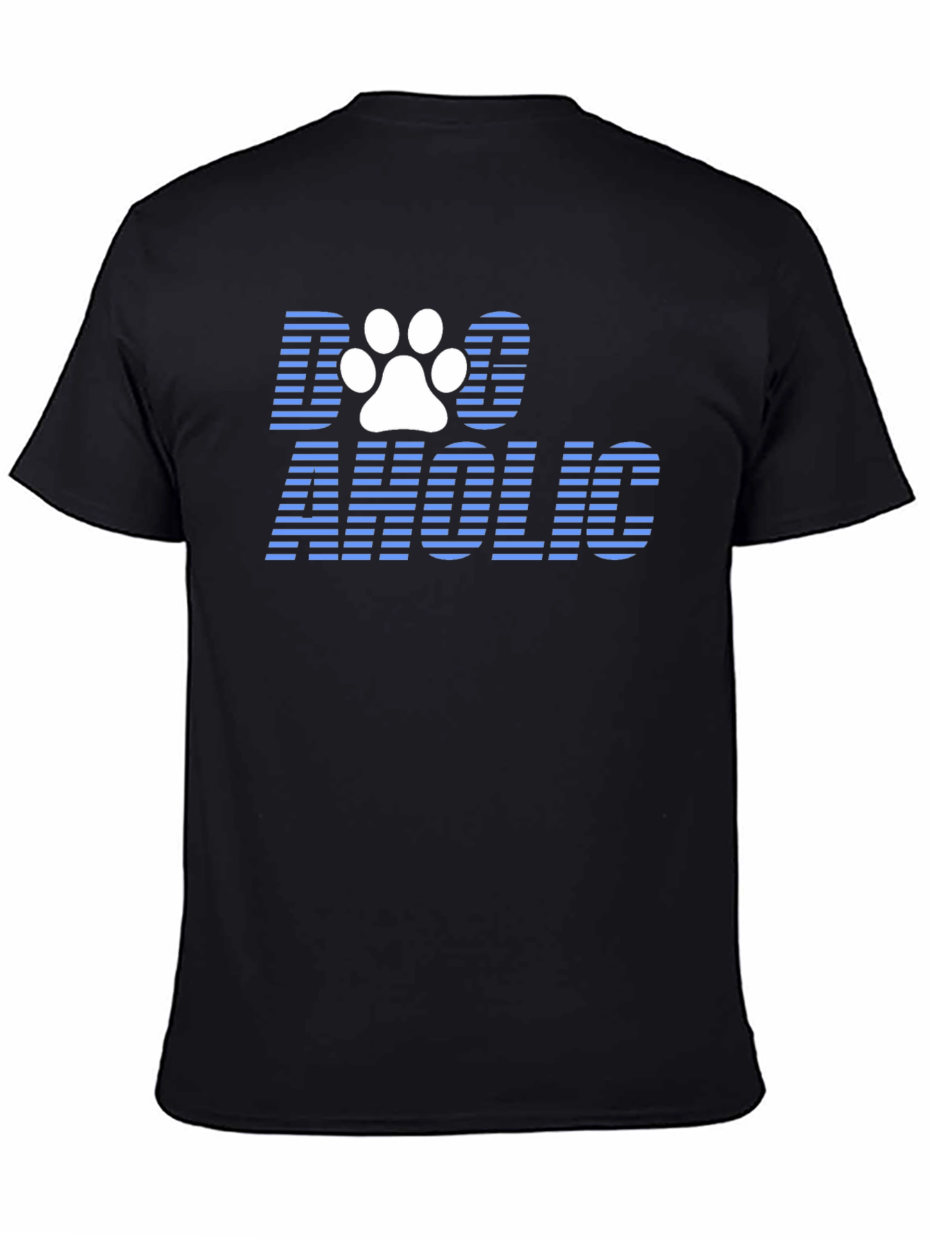 Dogaholic T-Shirt: Paw Print Design