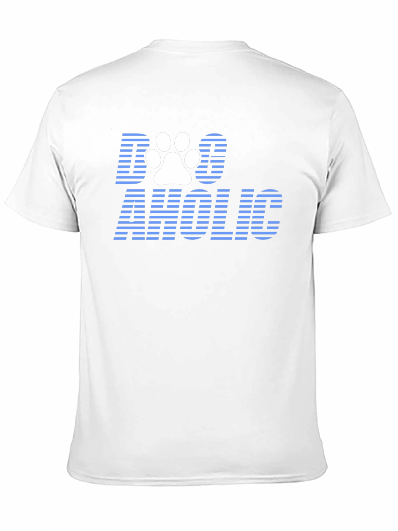 Dogaholic T-Shirt: Paw Print Design