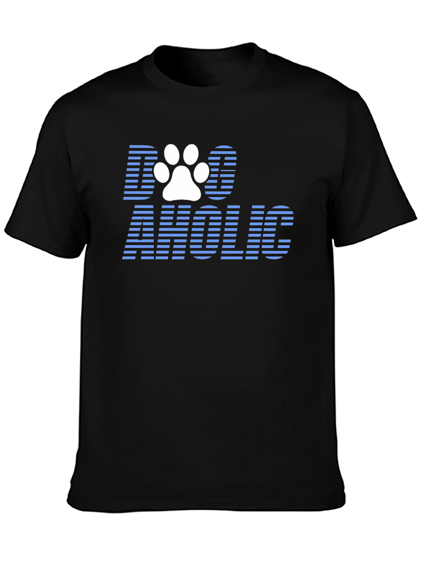 Dogaholic T-Shirt: Paw Print Design
