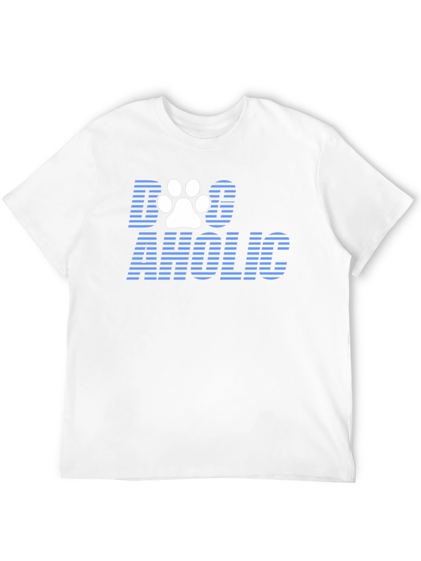 Dogaholic T-Shirt: Paw Print Design