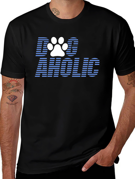 Dogaholic T-Shirt: Paw Print Design