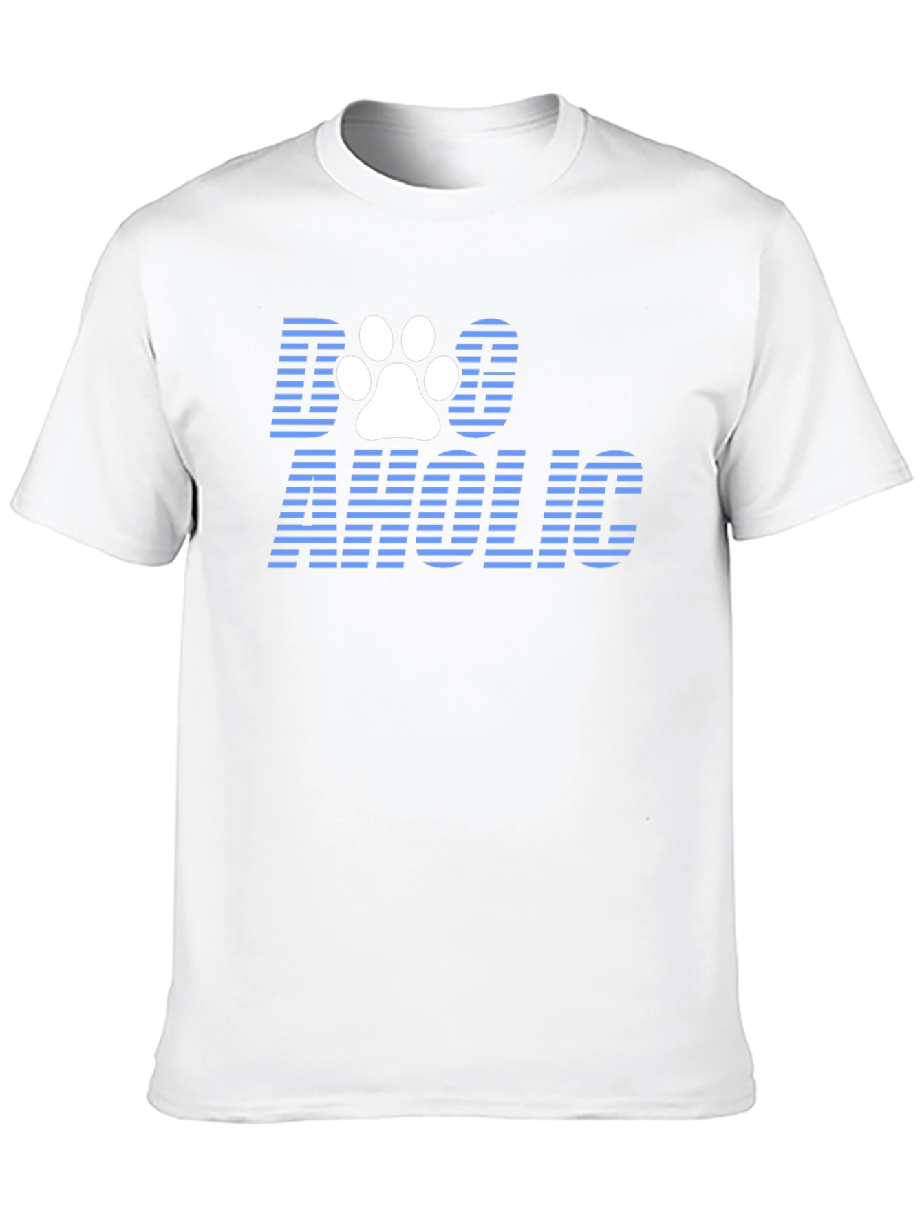 Dogaholic T-Shirt: Paw Print Design