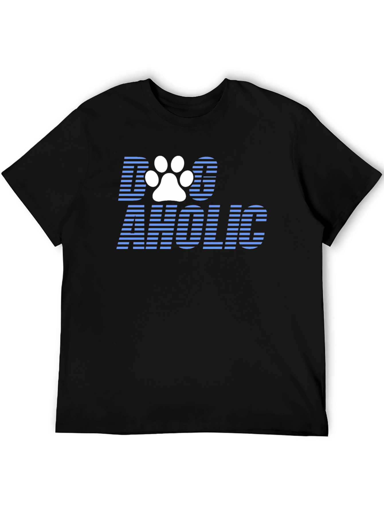 Dogaholic T-Shirt: Paw Print Design