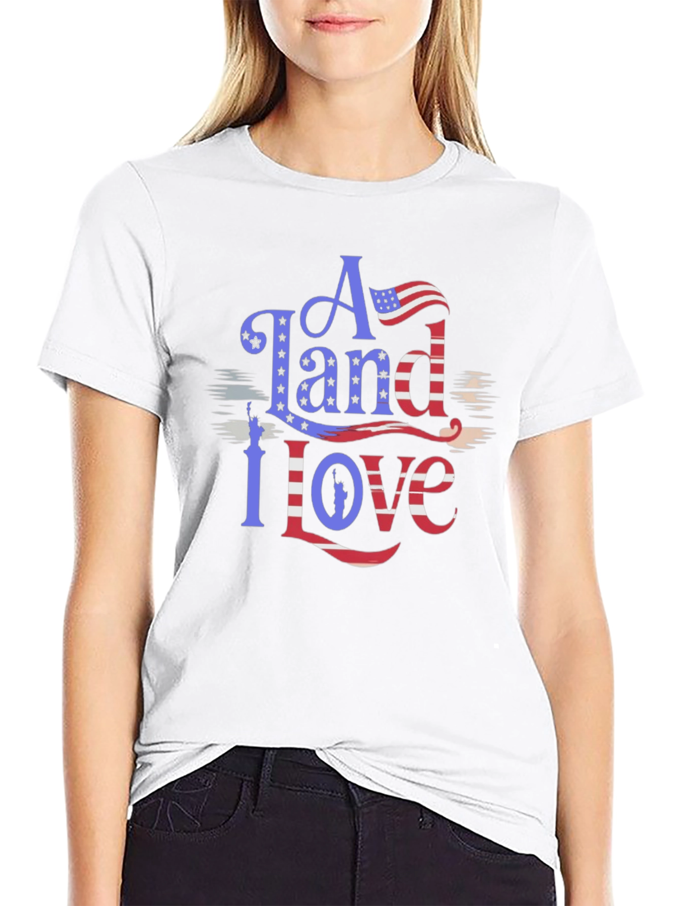 Patriotic Land of Love Graphic Tee