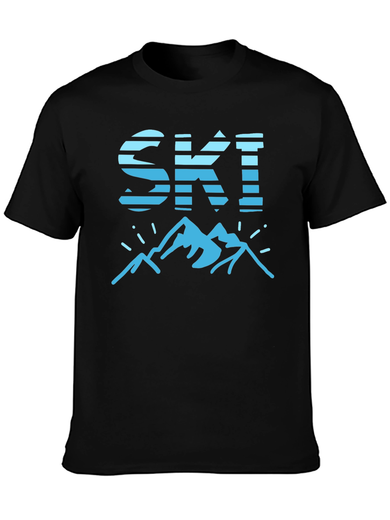 Ski Mountain Graphic Tee - Blue