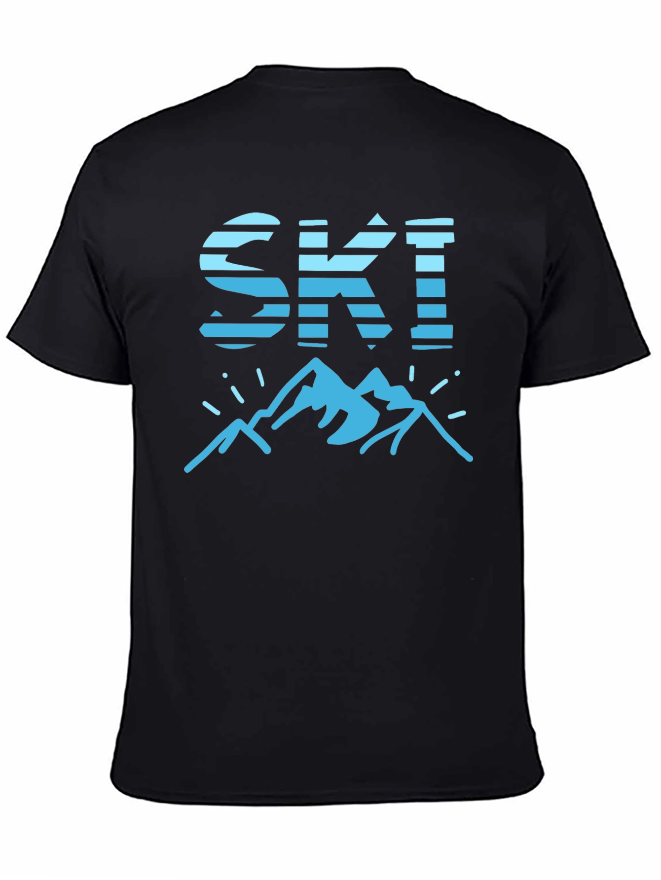 Ski Mountain Graphic Tee - Blue