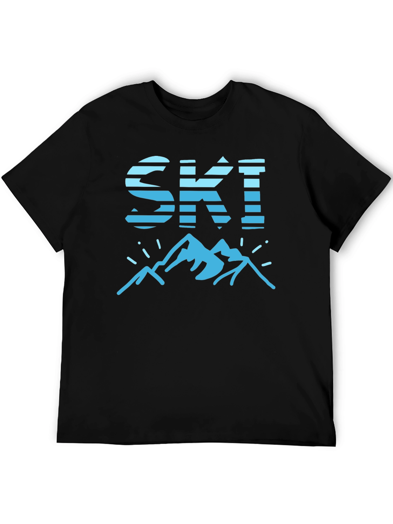 Ski Mountain Graphic Tee - Blue