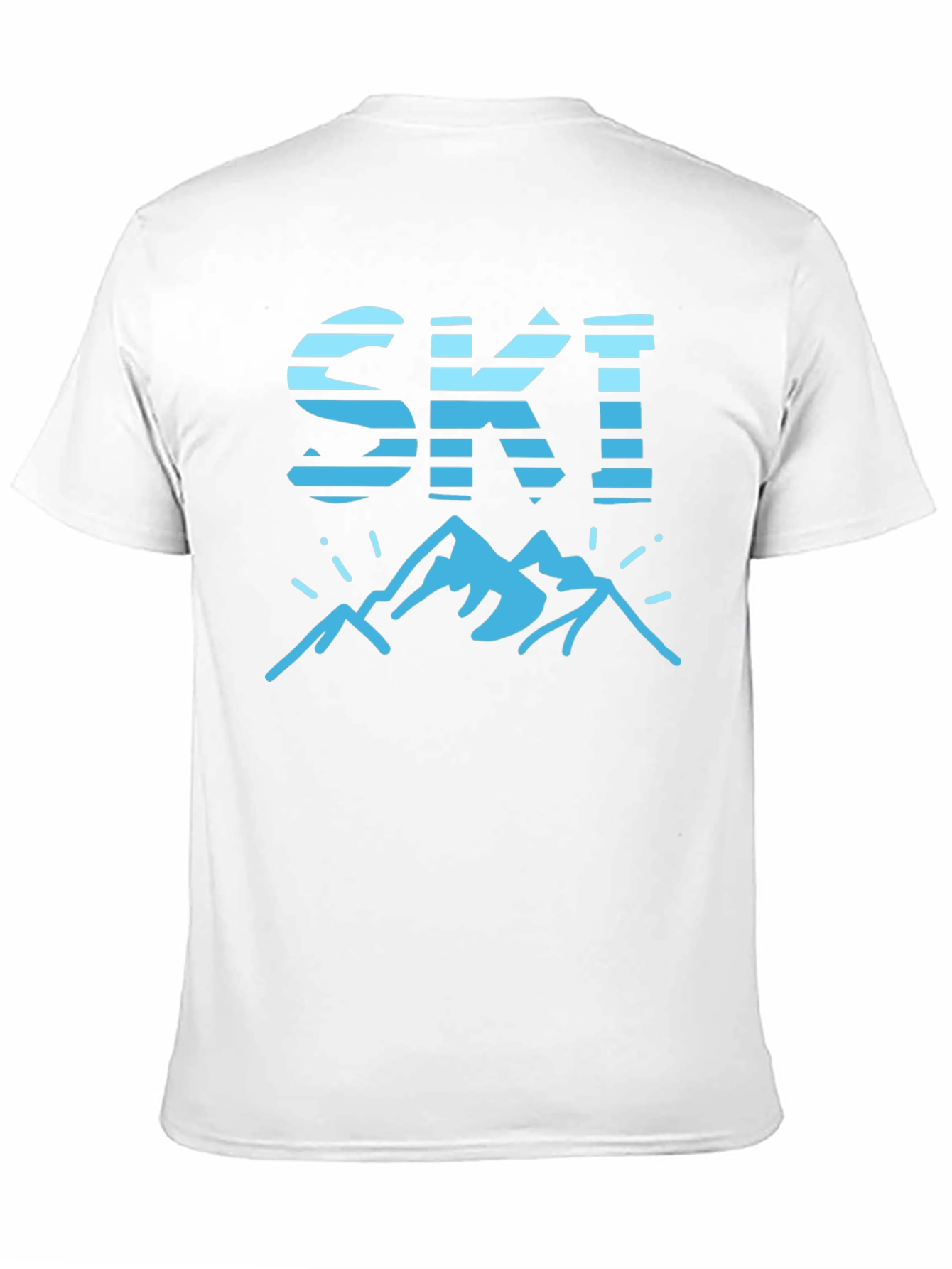 Ski Mountain Graphic Tee - Blue