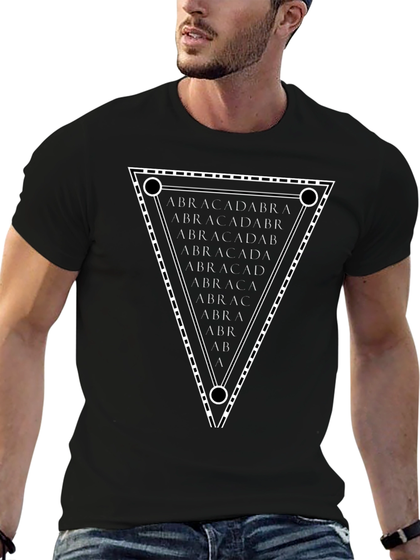 Abracadabra Graphic Tee - Modern Occult Design
