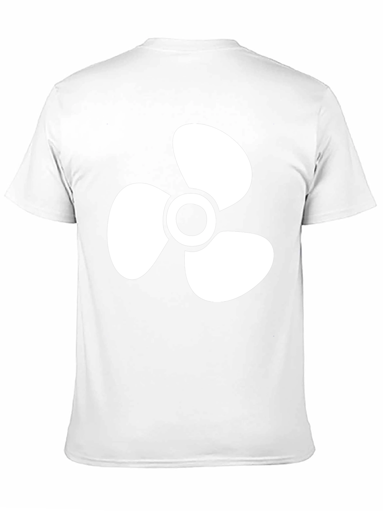 Propeller Graphic Tee - Cool Black Cotton Shirt