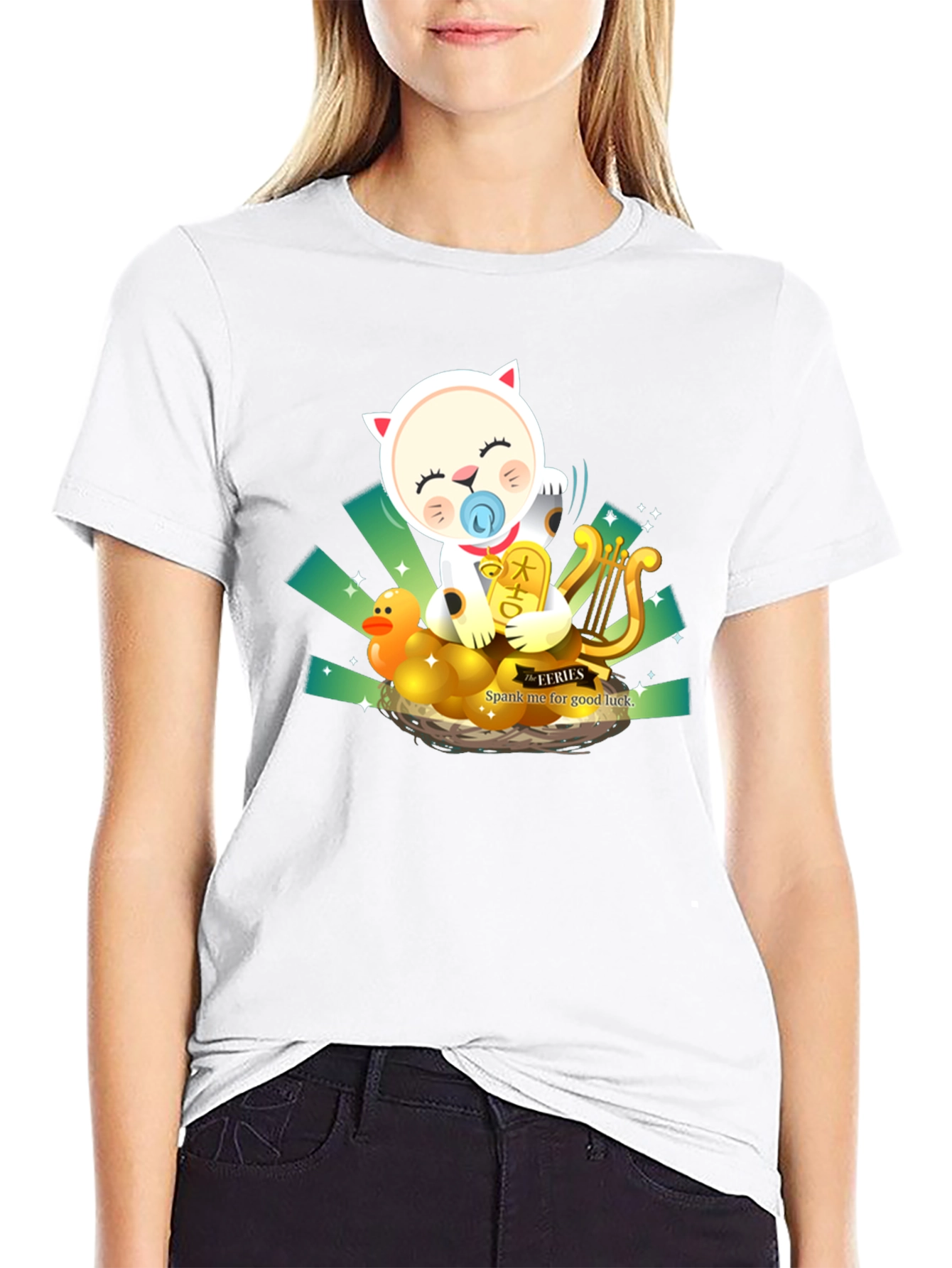 Lucky Baby Cat T-Shirt
