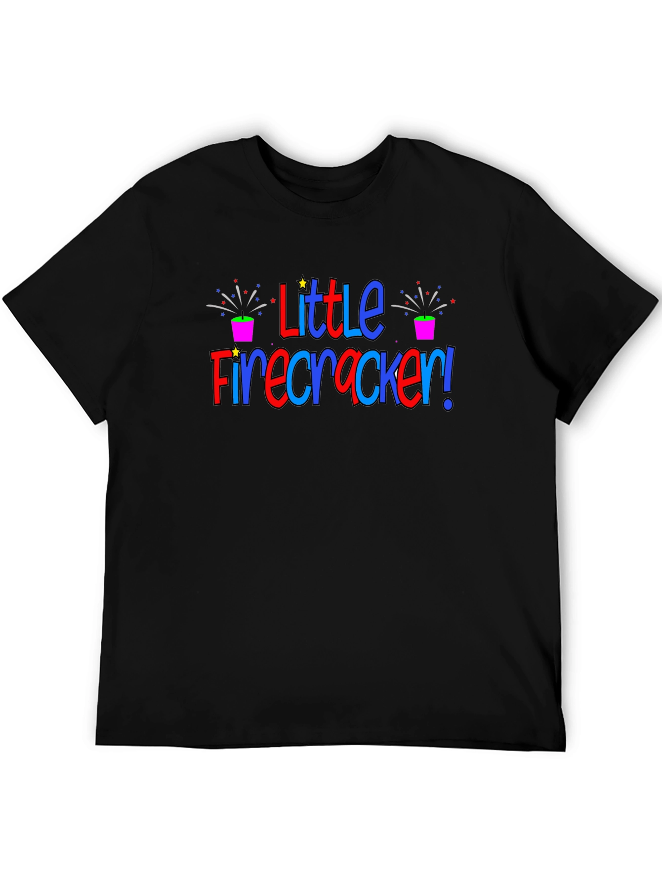 Little Firecracker Tee - Patriotic T-Shirt