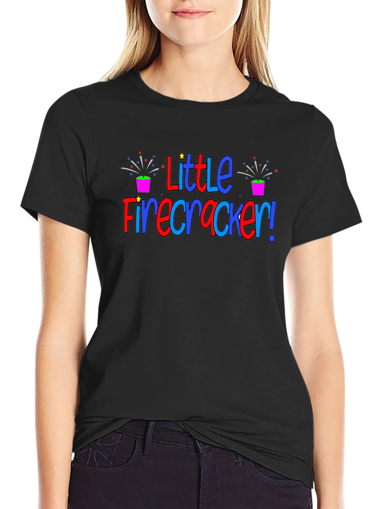Little Firecracker Tee - Patriotic T-Shirt