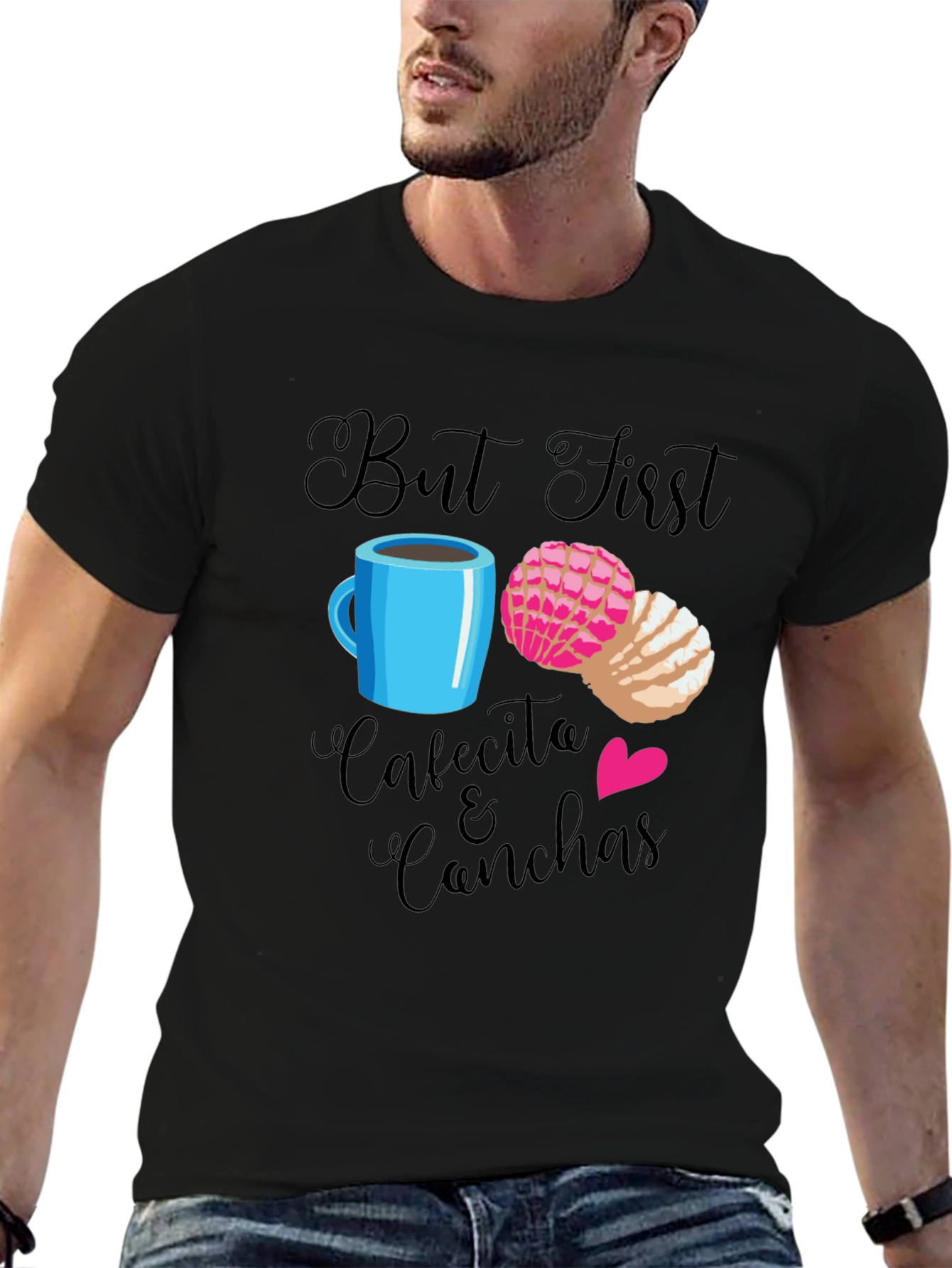But First Cafecita & Conchas Graphic T-Shirt