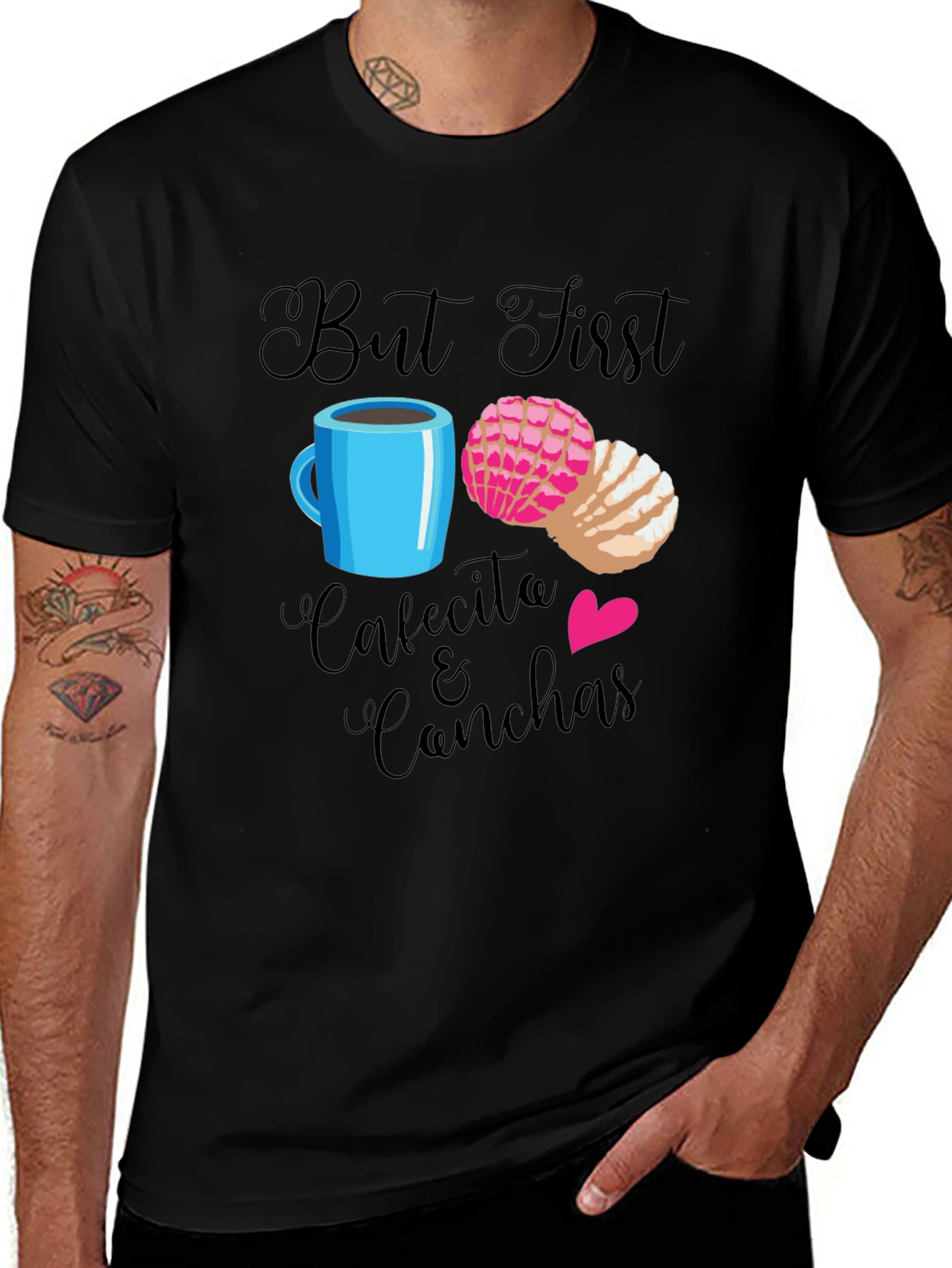 But First Cafecita & Conchas Graphic T-Shirt