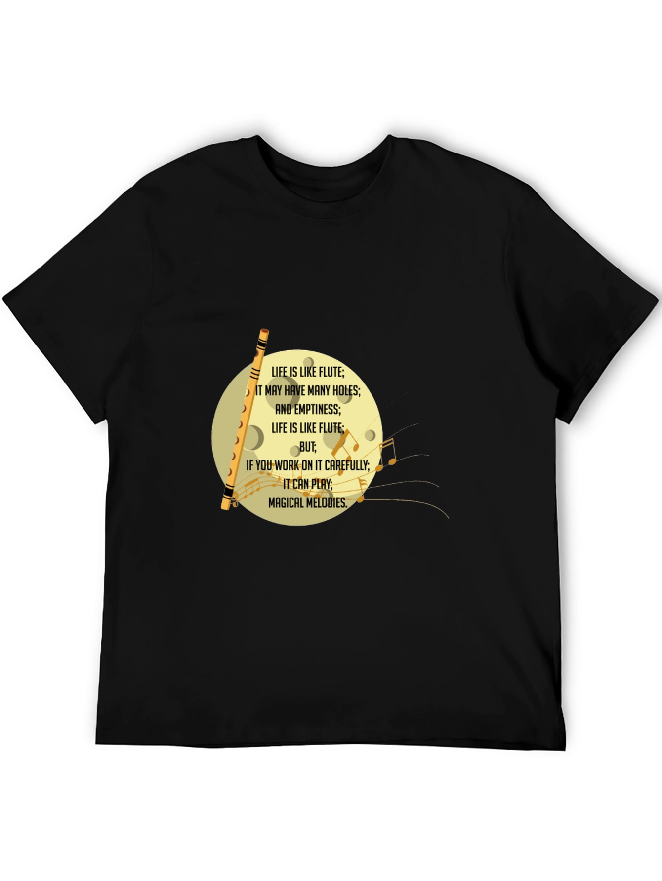 Life is Like Flute T-Shirt