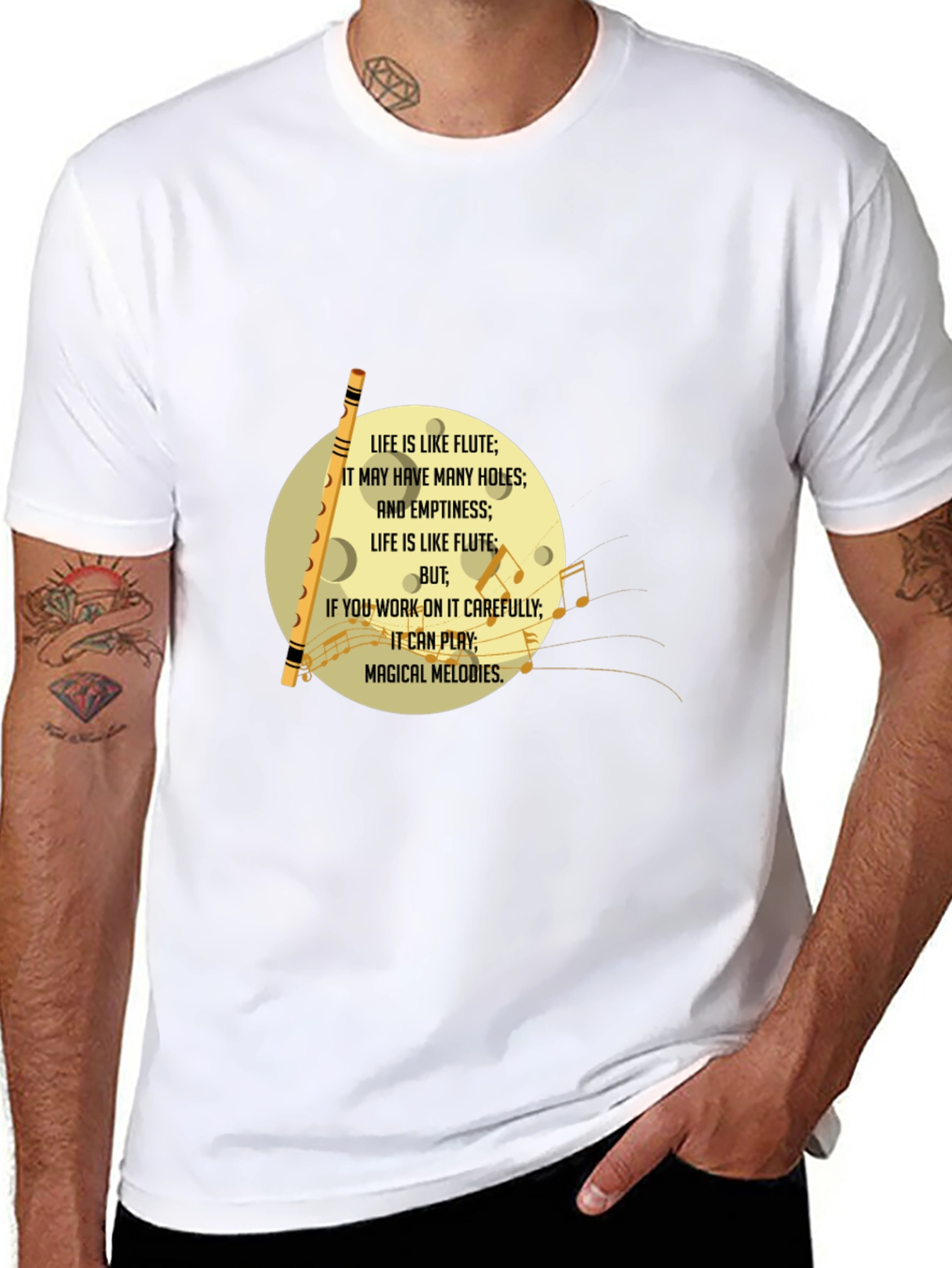 Life is Like Flute T-Shirt
