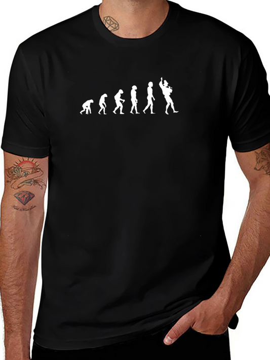 Evolution of Rock Black T-Shirt