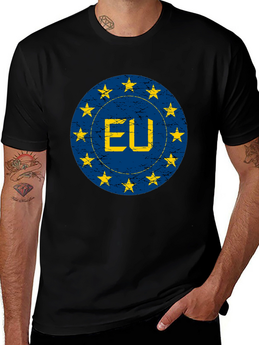 EU Flag Star Circle T-Shirt