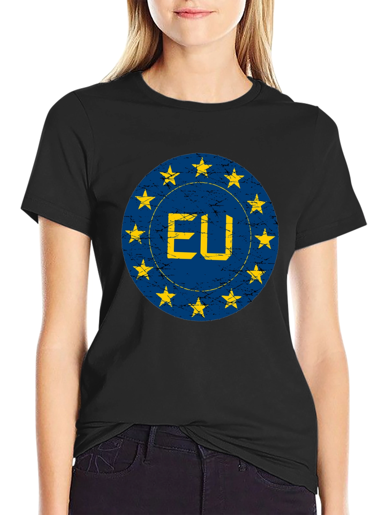 EU Flag Star Circle T-Shirt