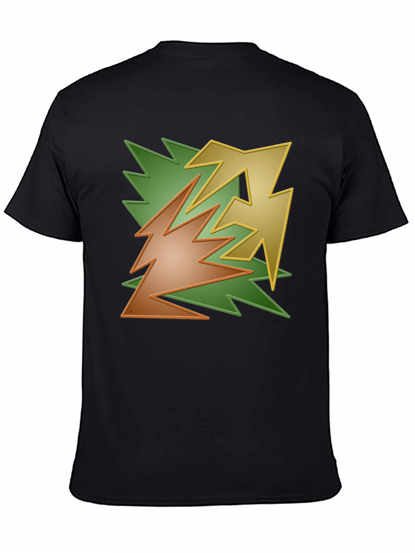 Abstract Graphic T-Shirt - Casual Wear