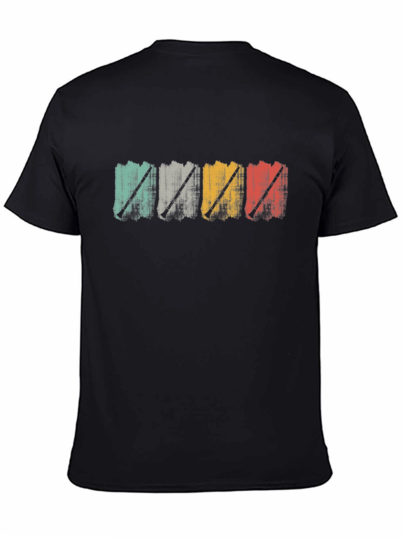 Retro Oboe Player Graphic T-Shirt